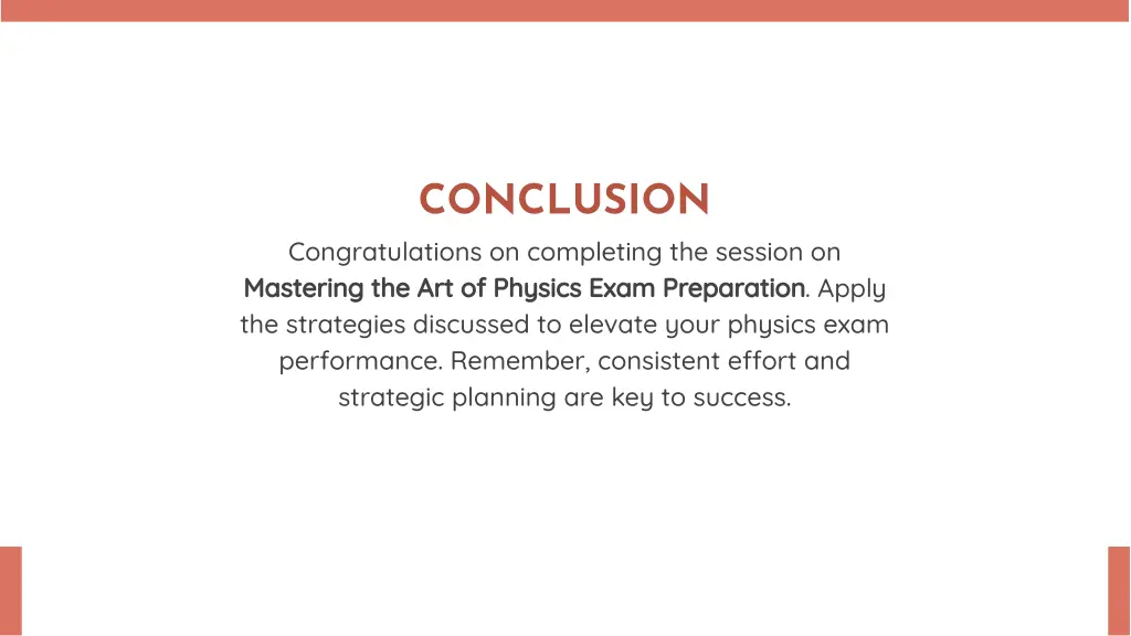 conclusion congratulations on completing