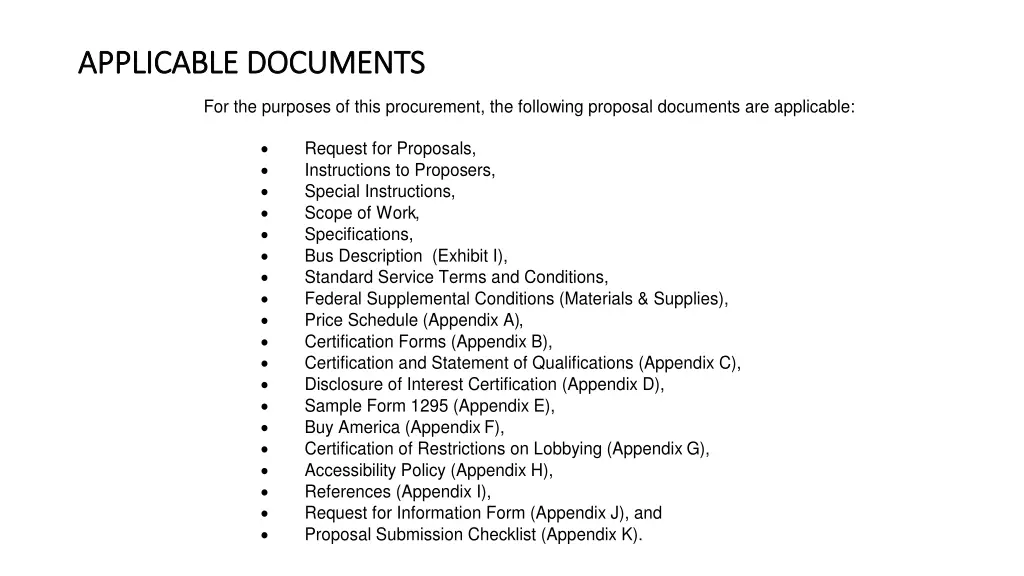 applicable documents applicable documents