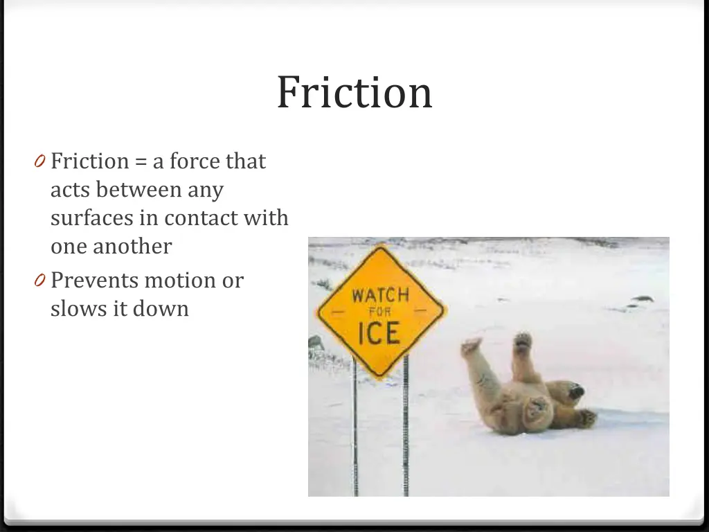 friction