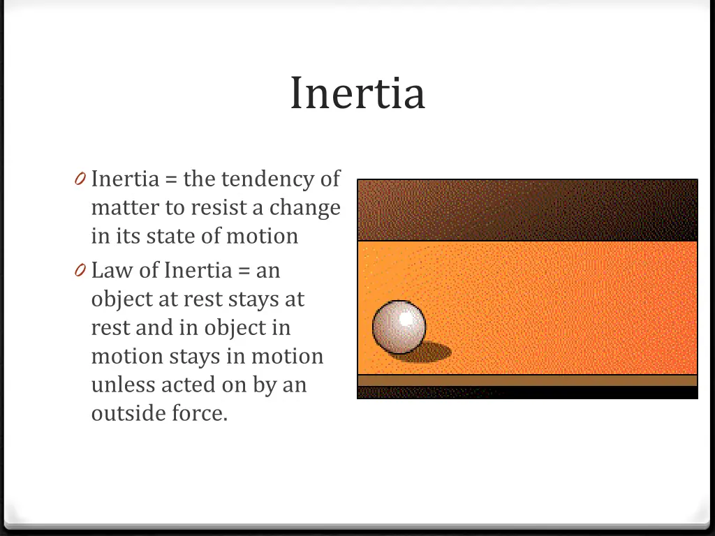 inertia