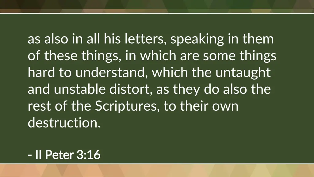as also in all his letters speaking in them