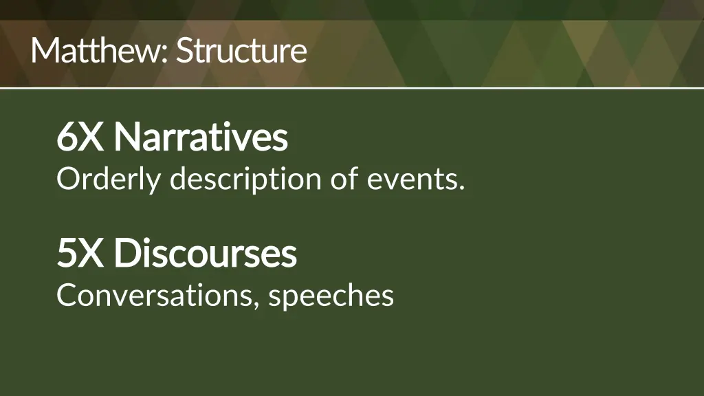 matthew structure