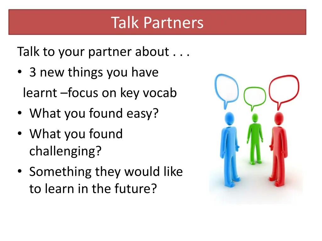 talk partners