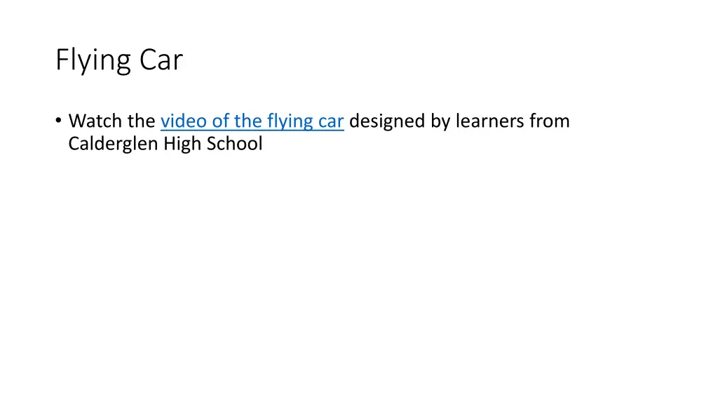 flying car