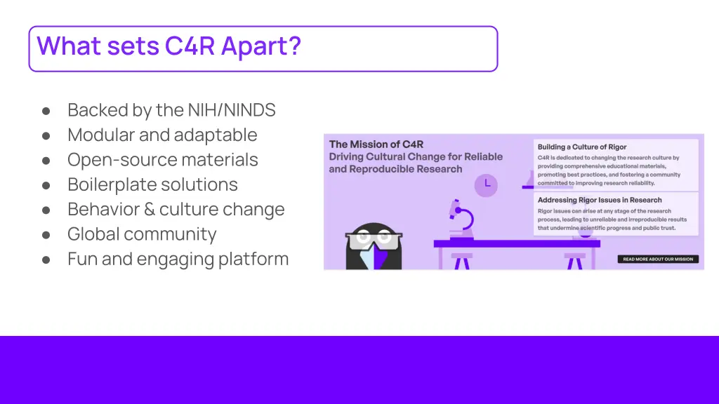 what sets c4r apart