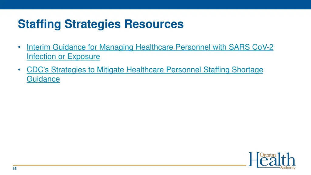 staffing strategies resources