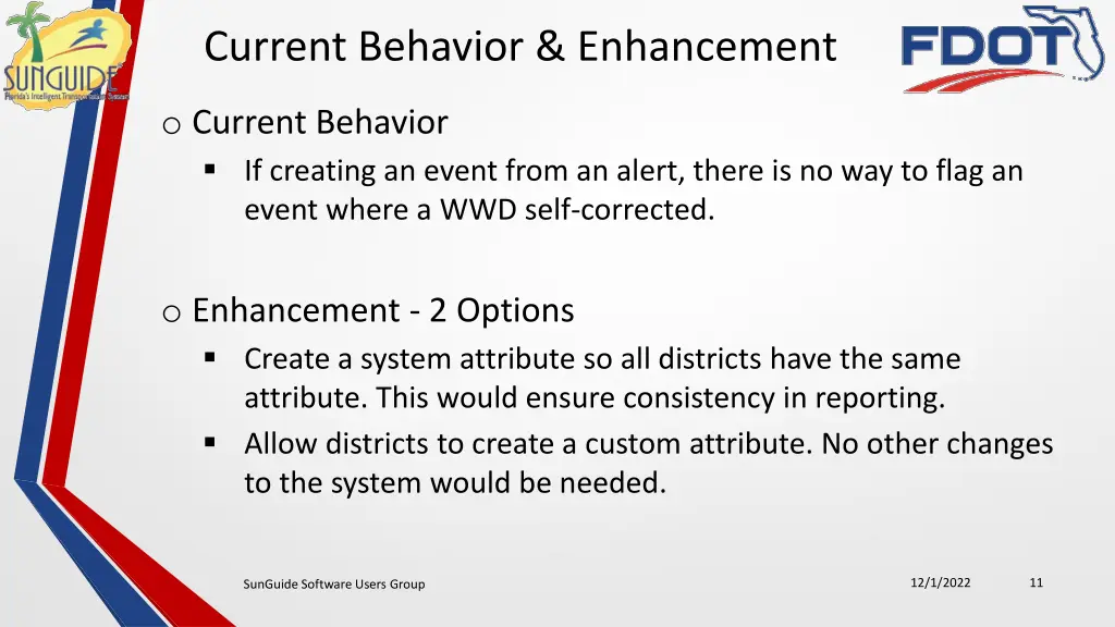 current behavior enhancement 1