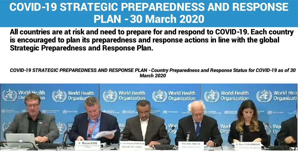 covid 19 strategic preparedness and response plan
