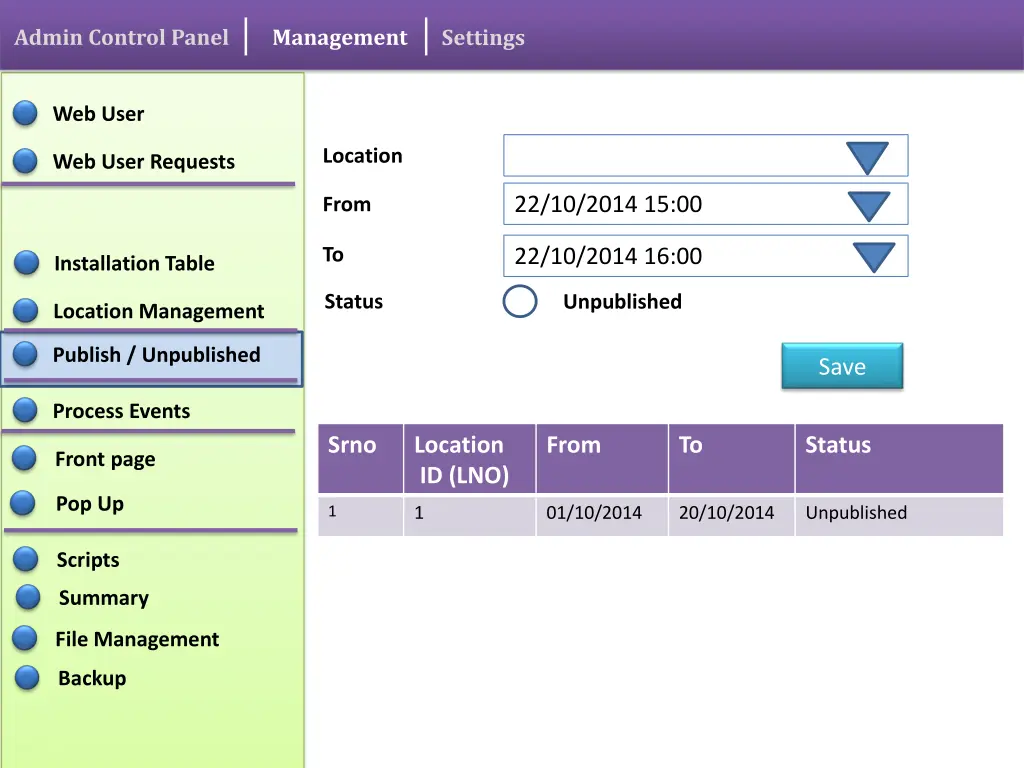 admin control panel 8