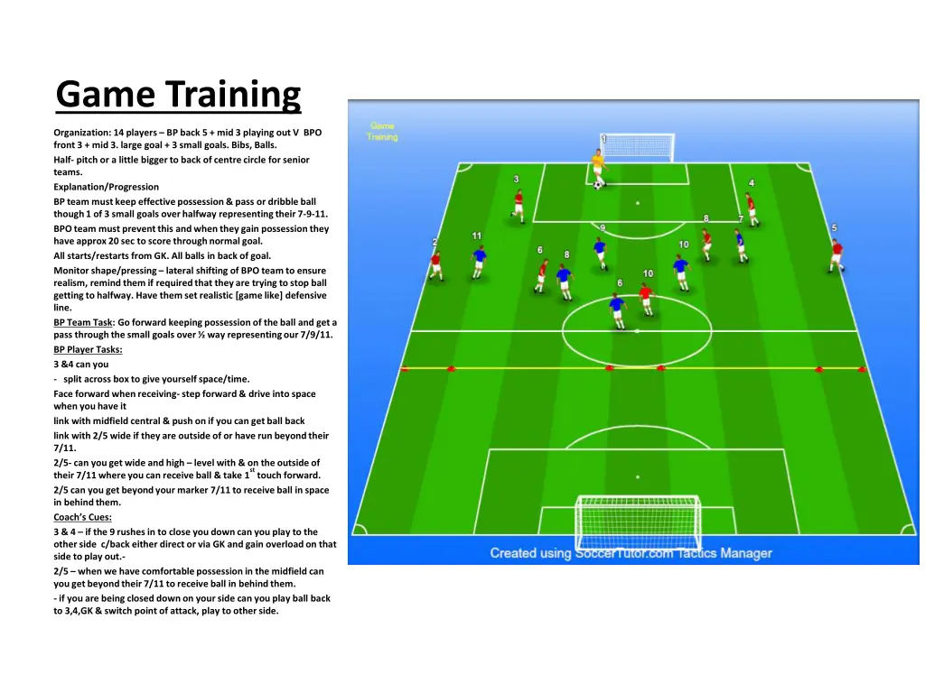 game training
