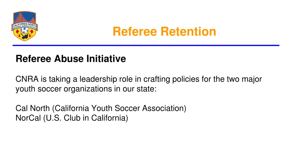 referee retention 12