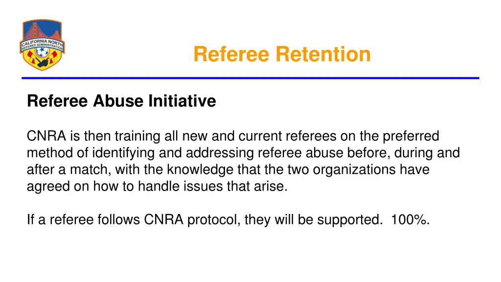 referee retention 14