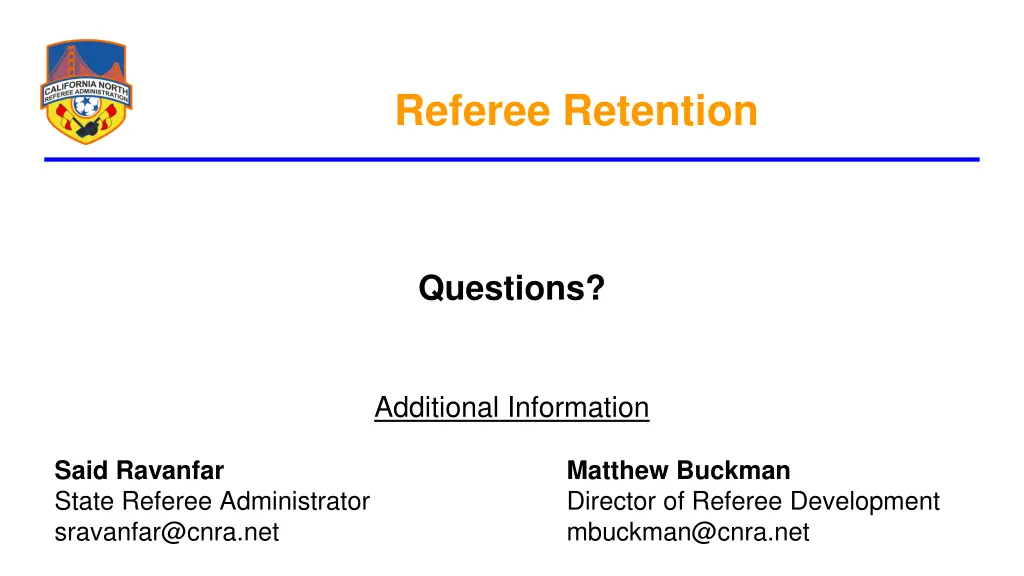 referee retention 16