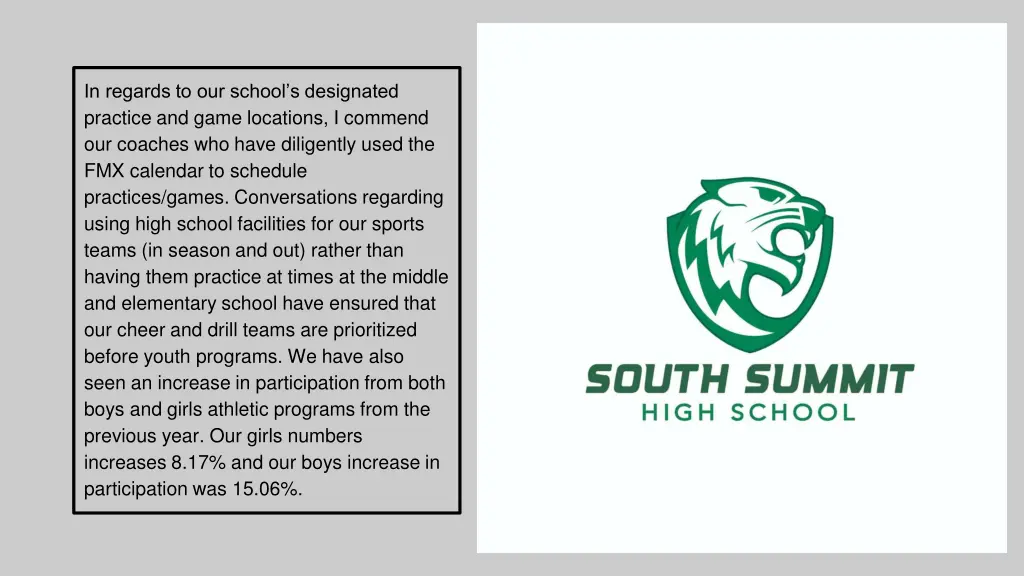 in regards to our school s designated practice