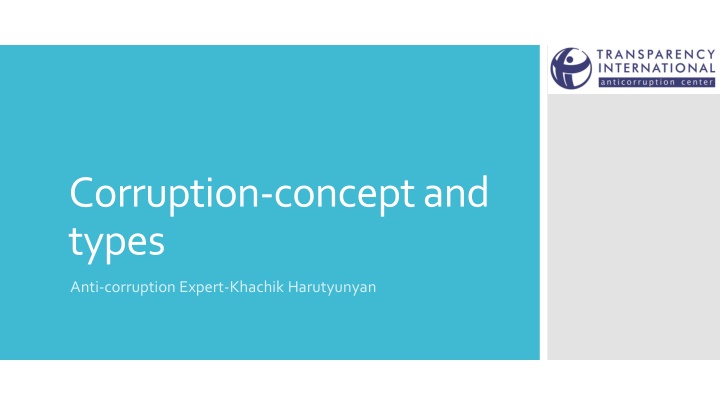 corruption concept and types