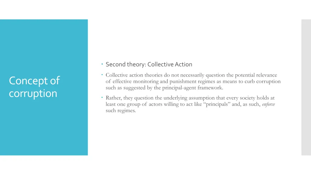 second theory collective action