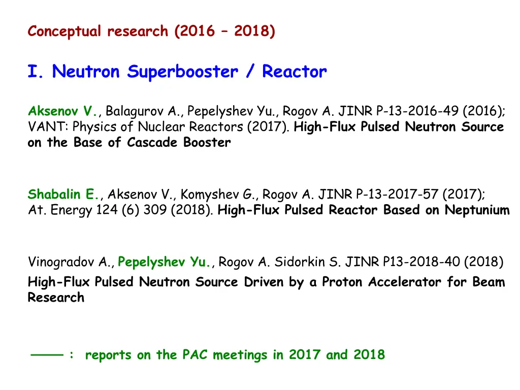 conceptual research 2016 2018
