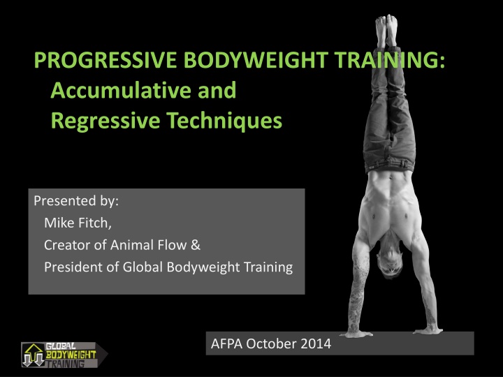 progressive bodyweight training accumulative