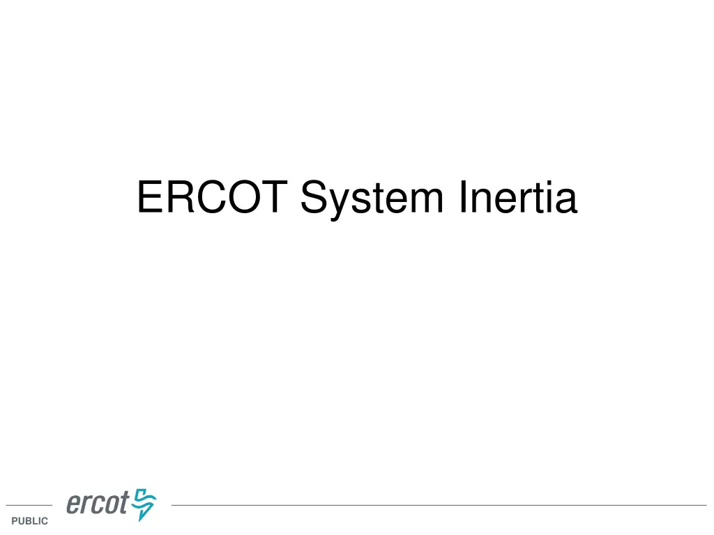 ercot system inertia
