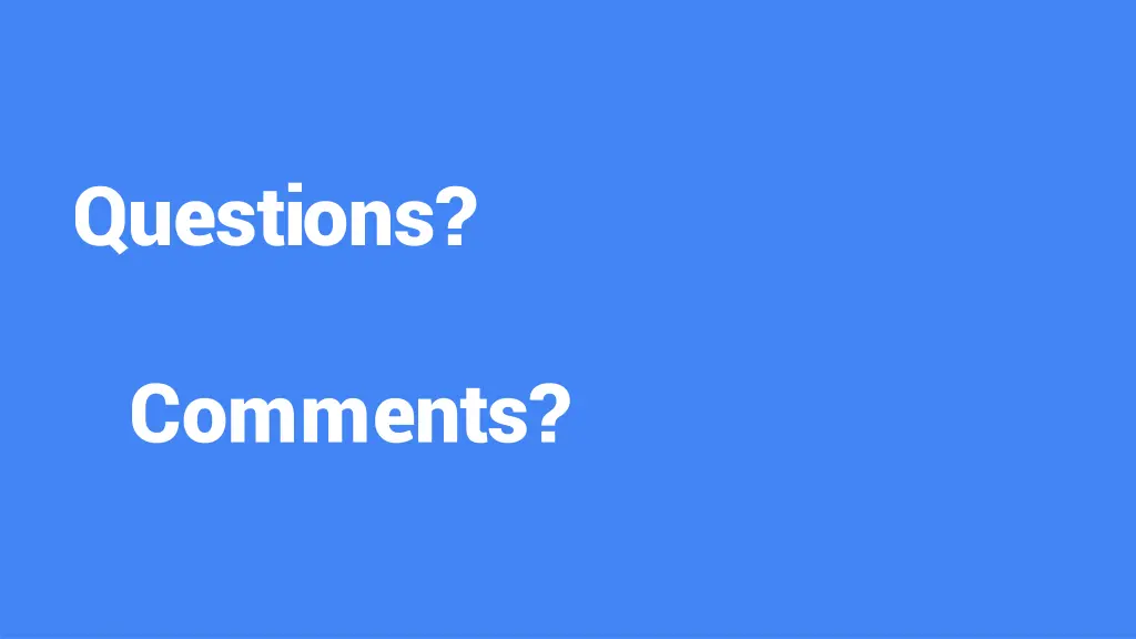 questions