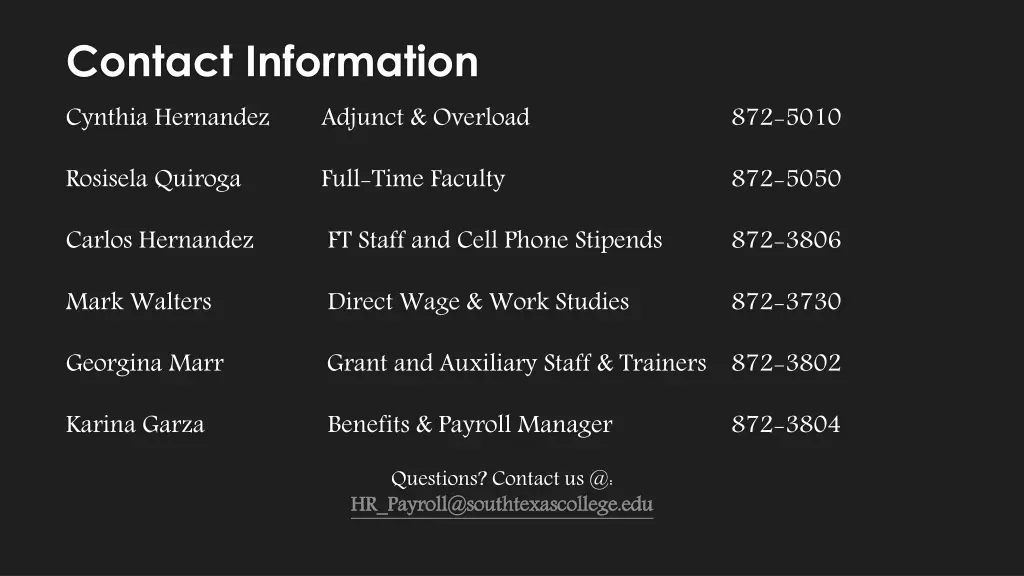 contact information cynthia hernandez