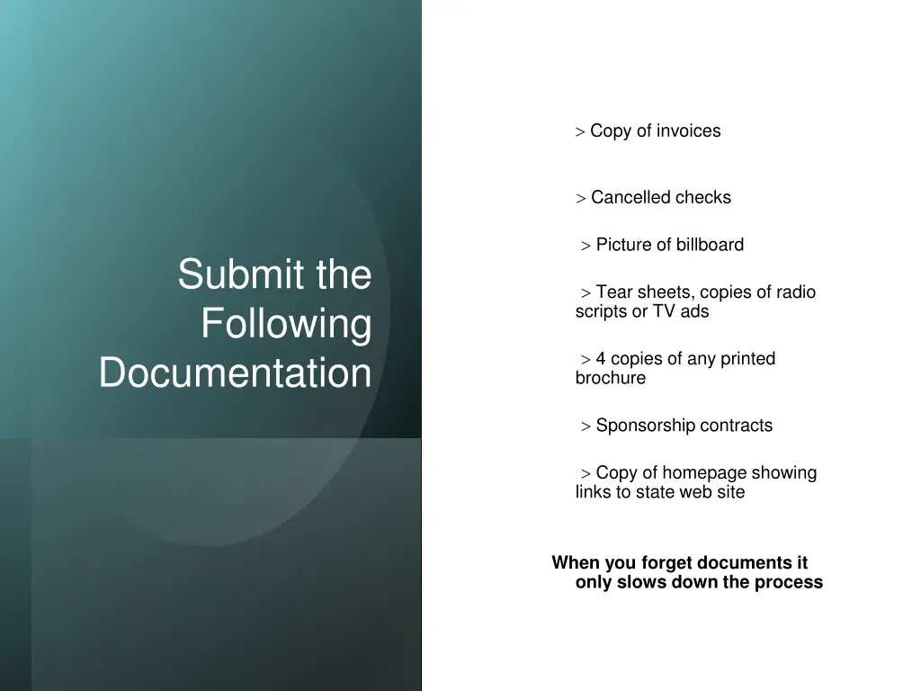 copy of invoices