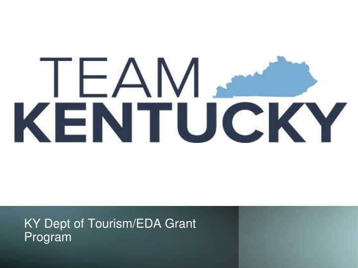 ky dept of tourism eda grant program