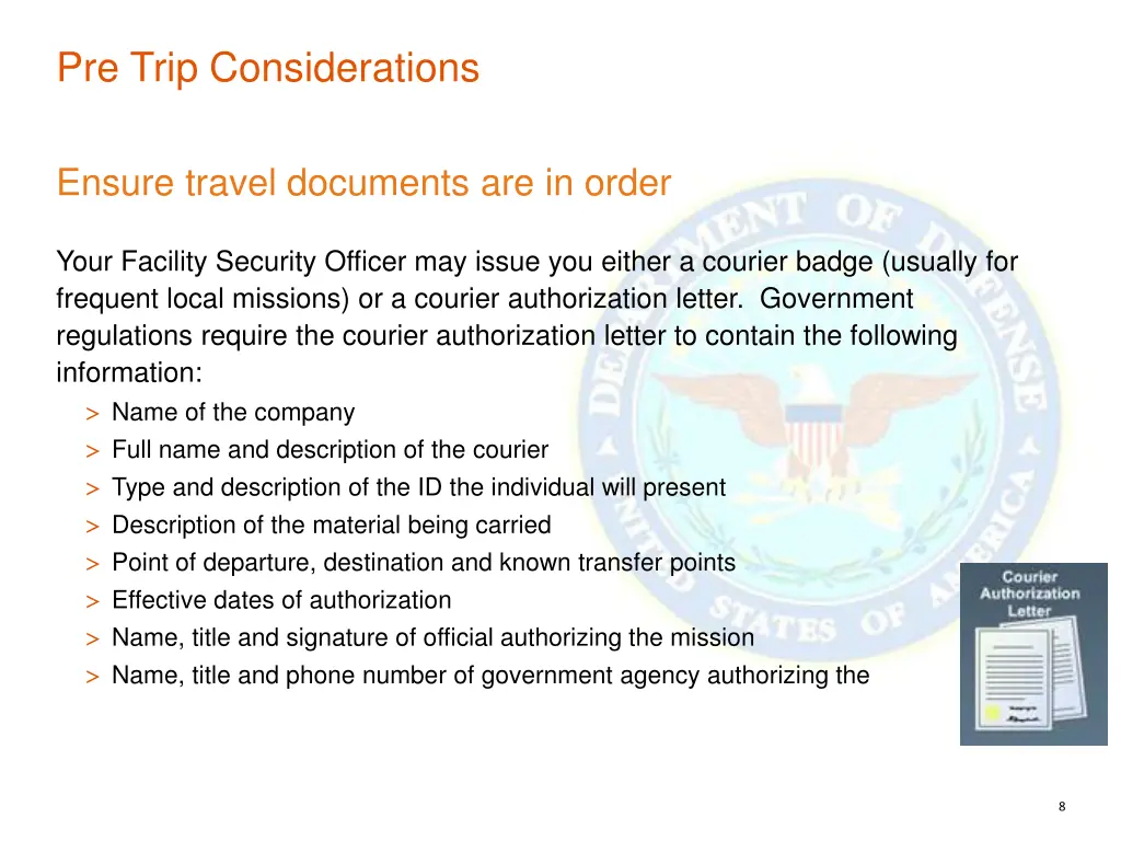 pre trip considerations 4