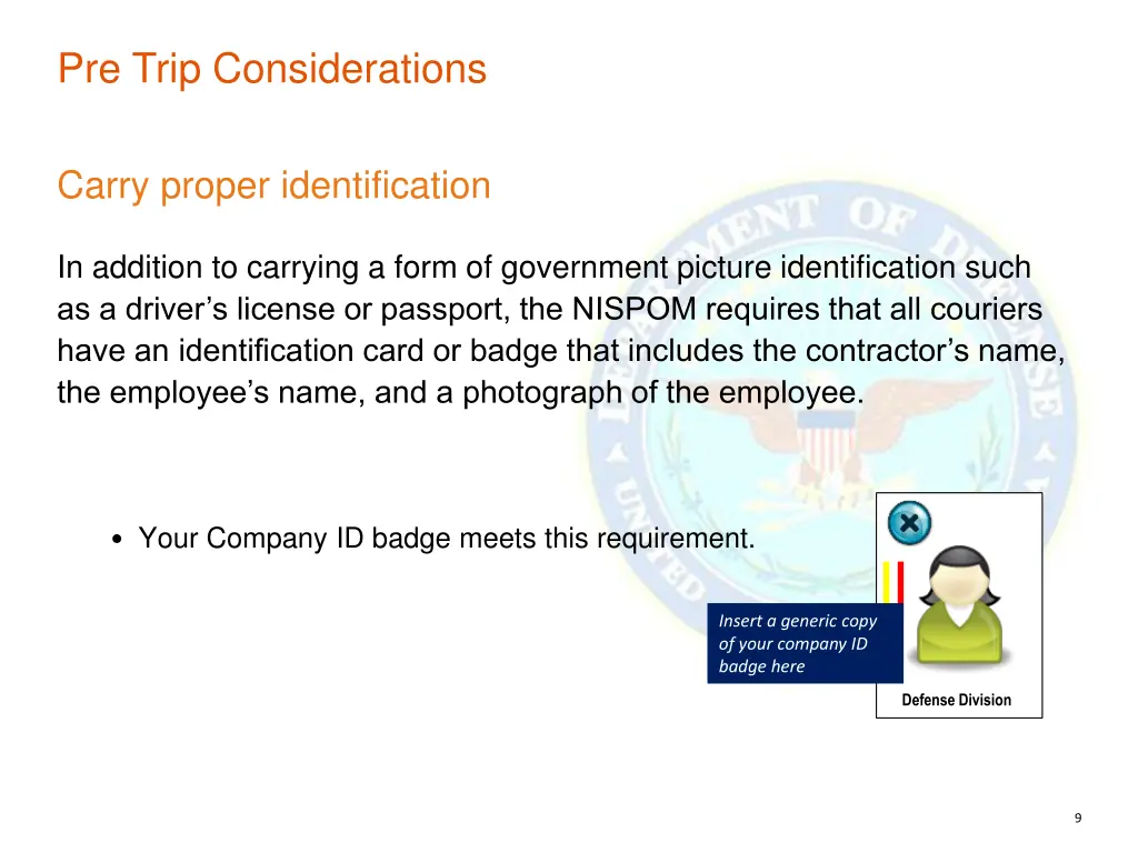 pre trip considerations 5
