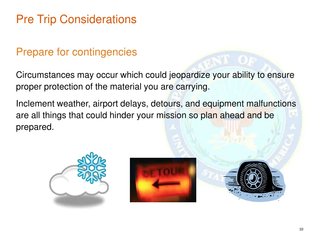 pre trip considerations 6