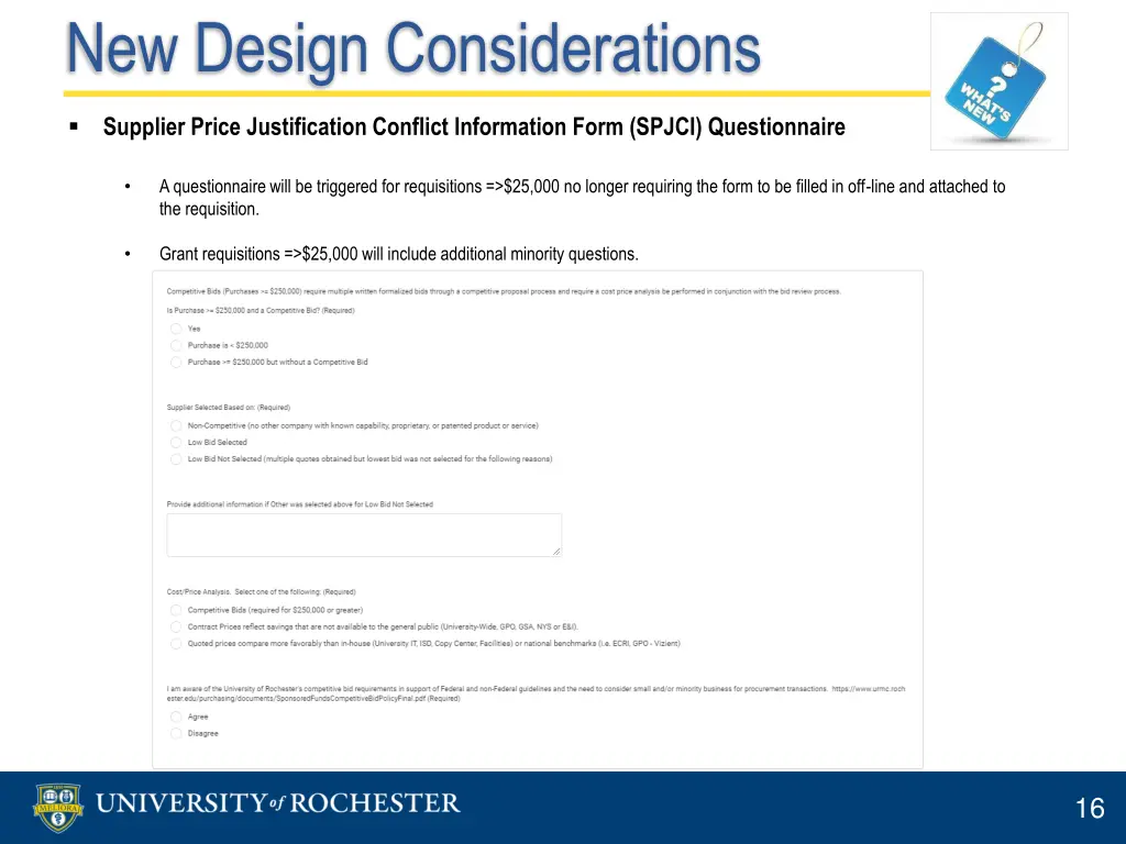 new design considerations