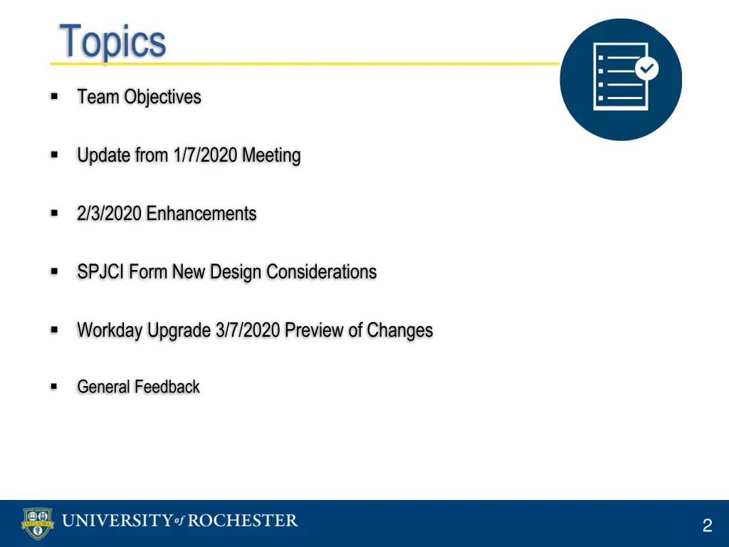 topics