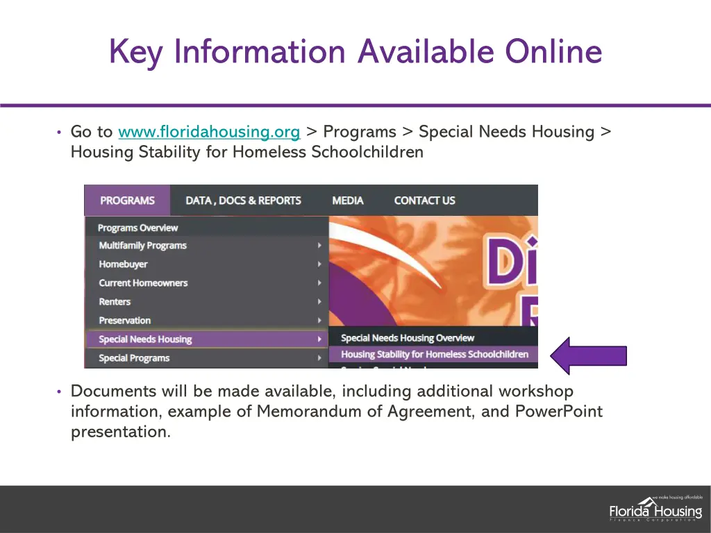 key information available online
