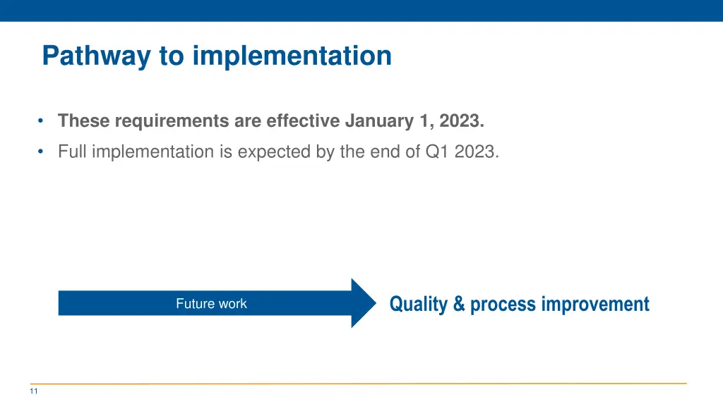 pathway to implementation