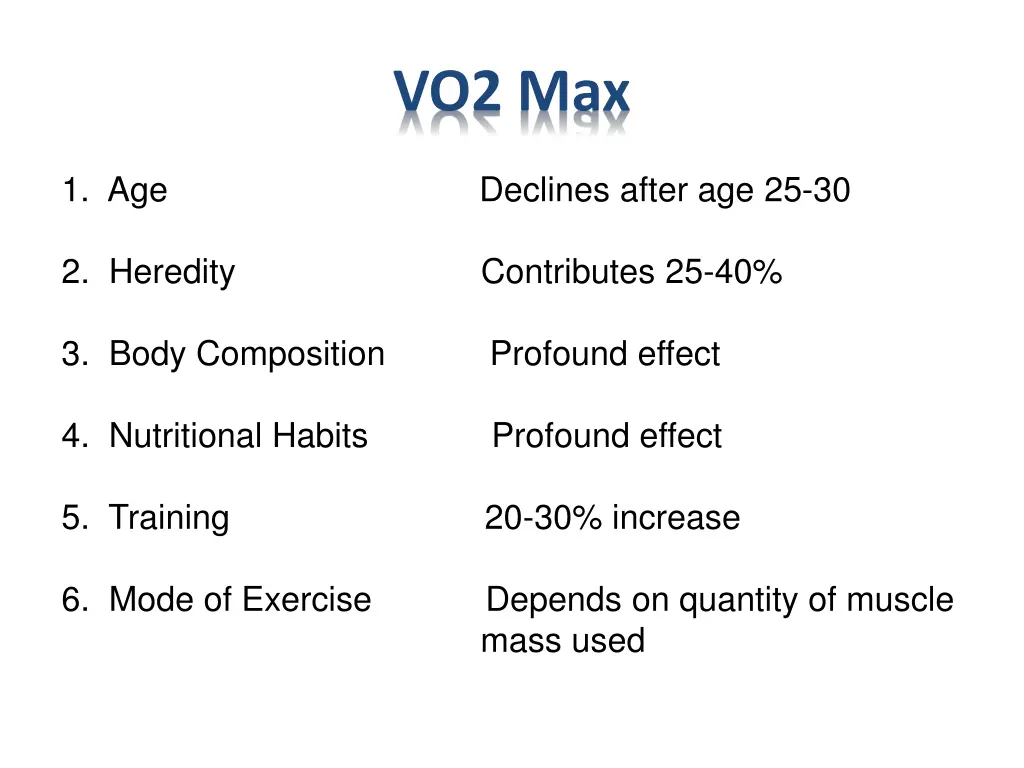 vo2 max