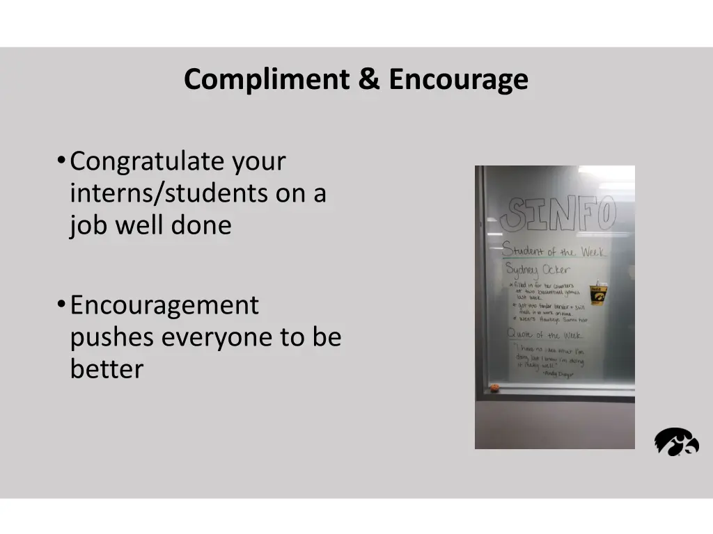 compliment encourage 1