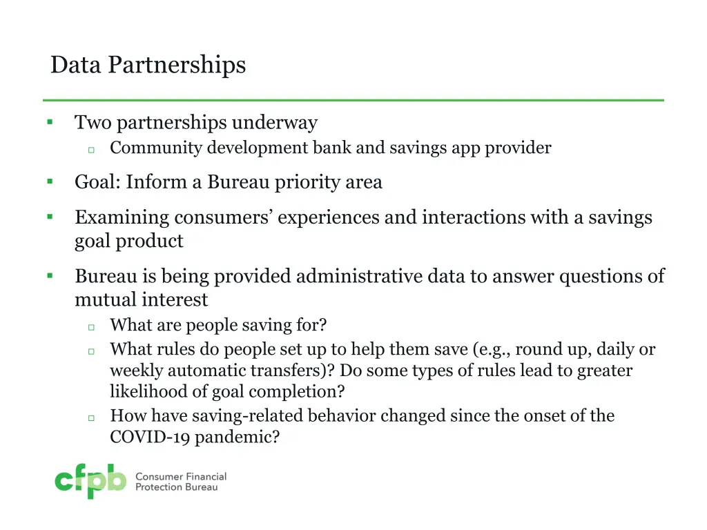 data partnerships