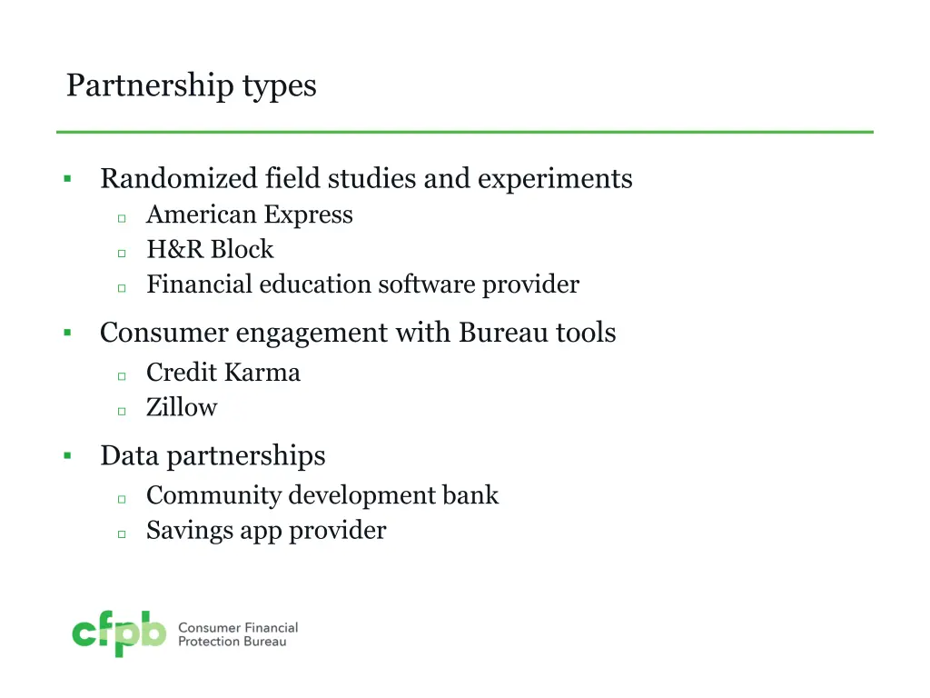 partnership types