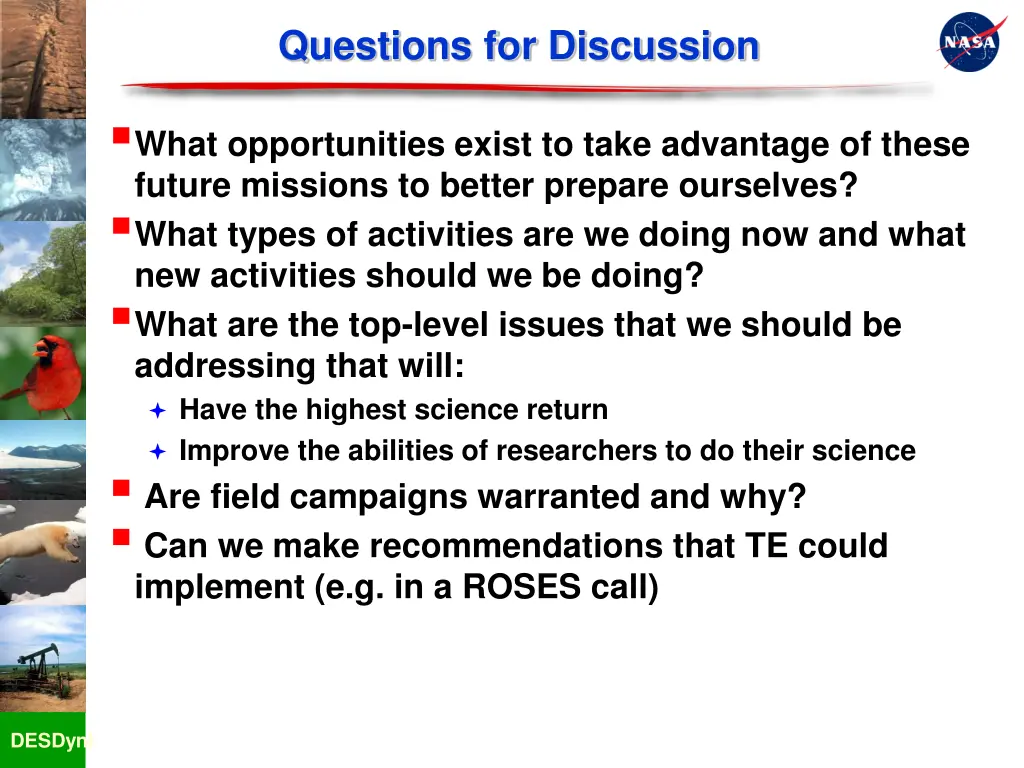 questions for discussion