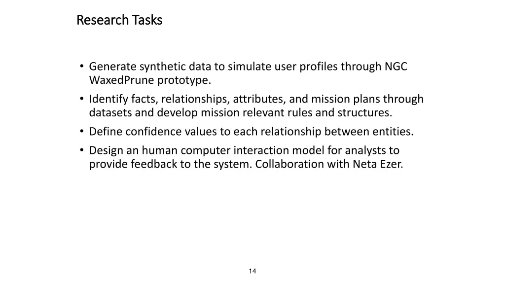 research tasks research tasks