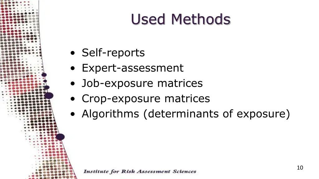 used methods