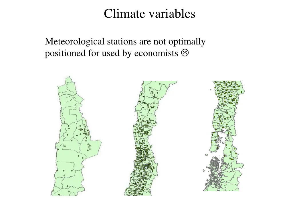 climate variables