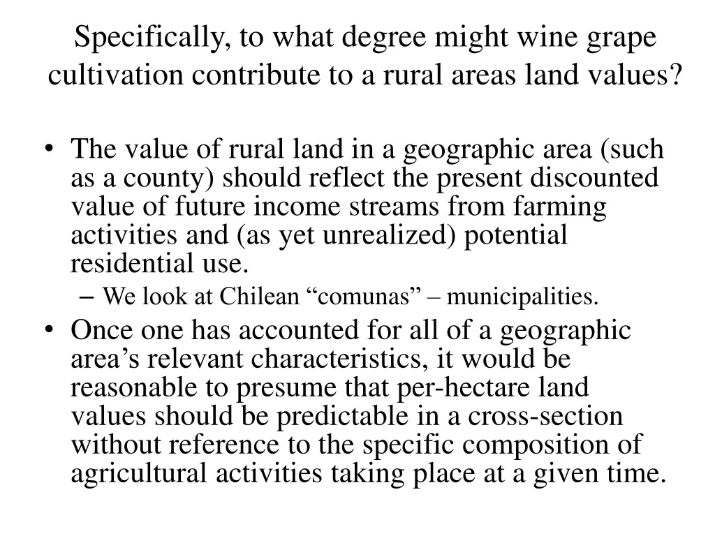 specifically to what degree might wine grape