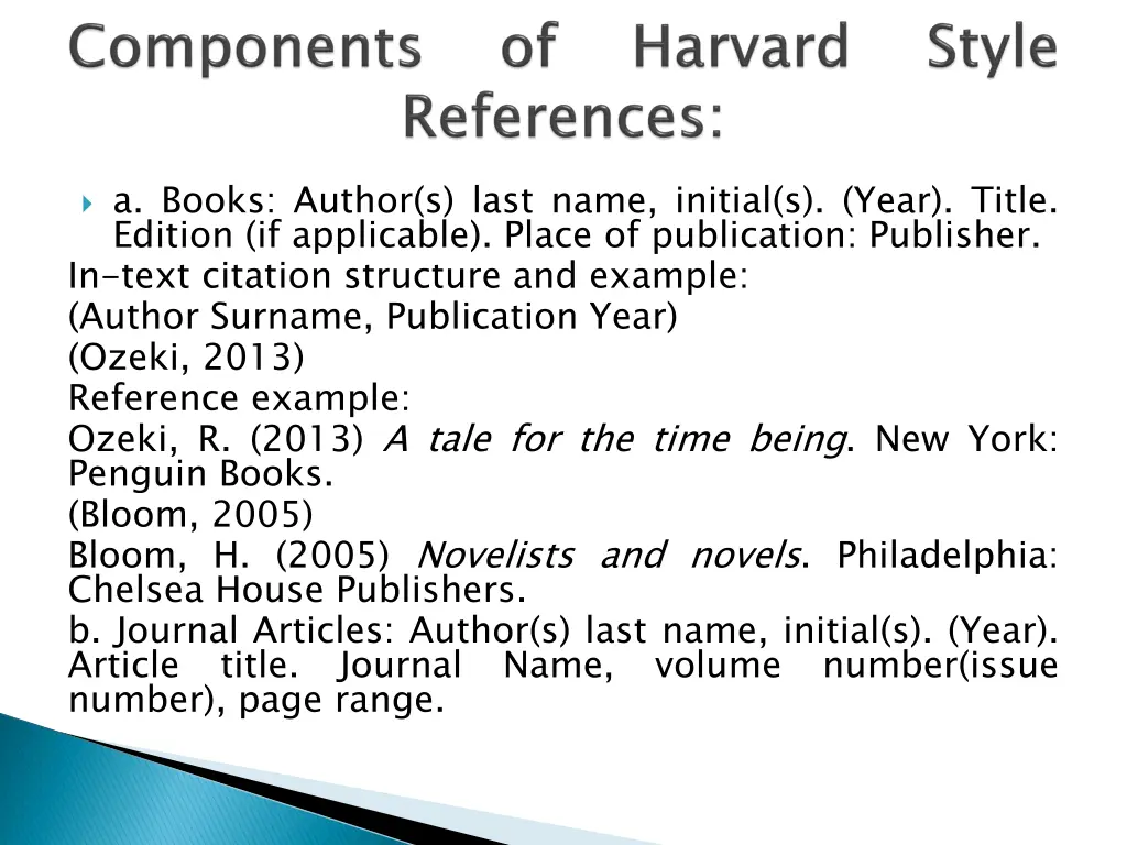 a books author s last name initial s year title