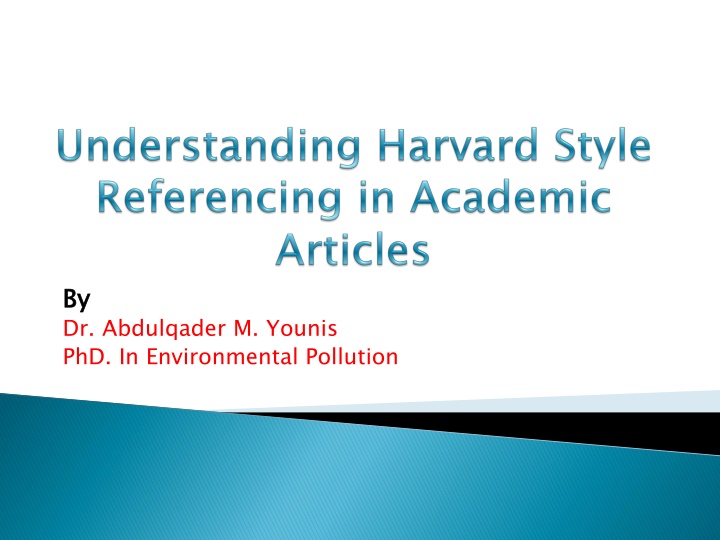 by dr abdulqader m younis phd in environmental