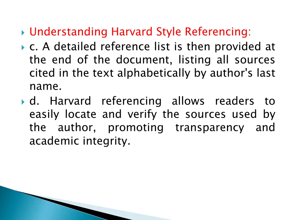 understanding harvard style referencing 1