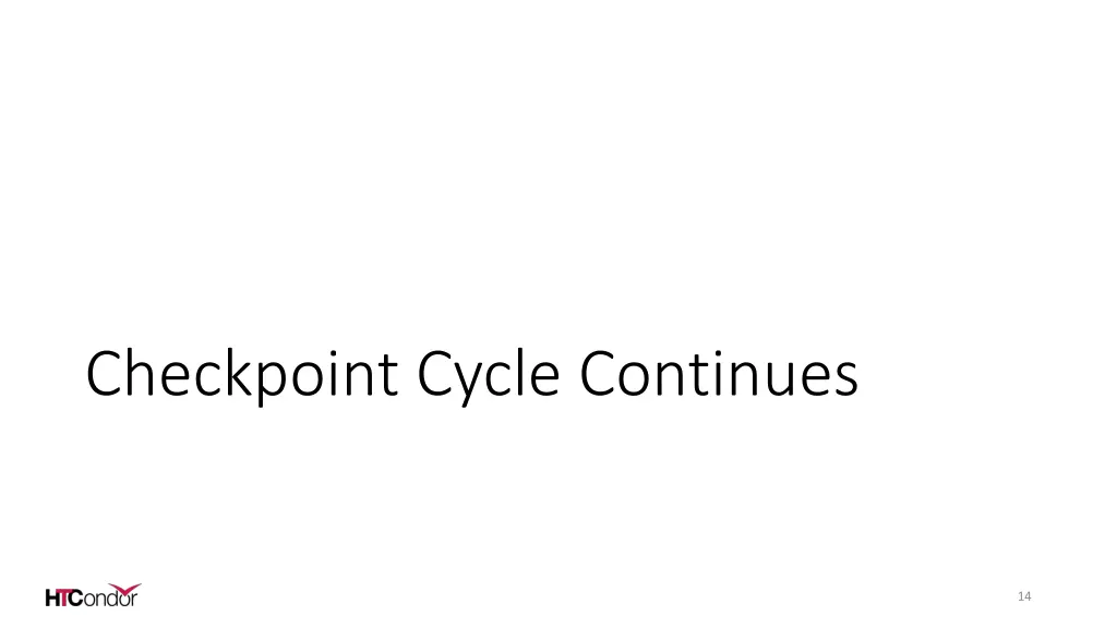 checkpoint cycle continues