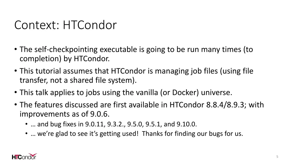 context htcondor