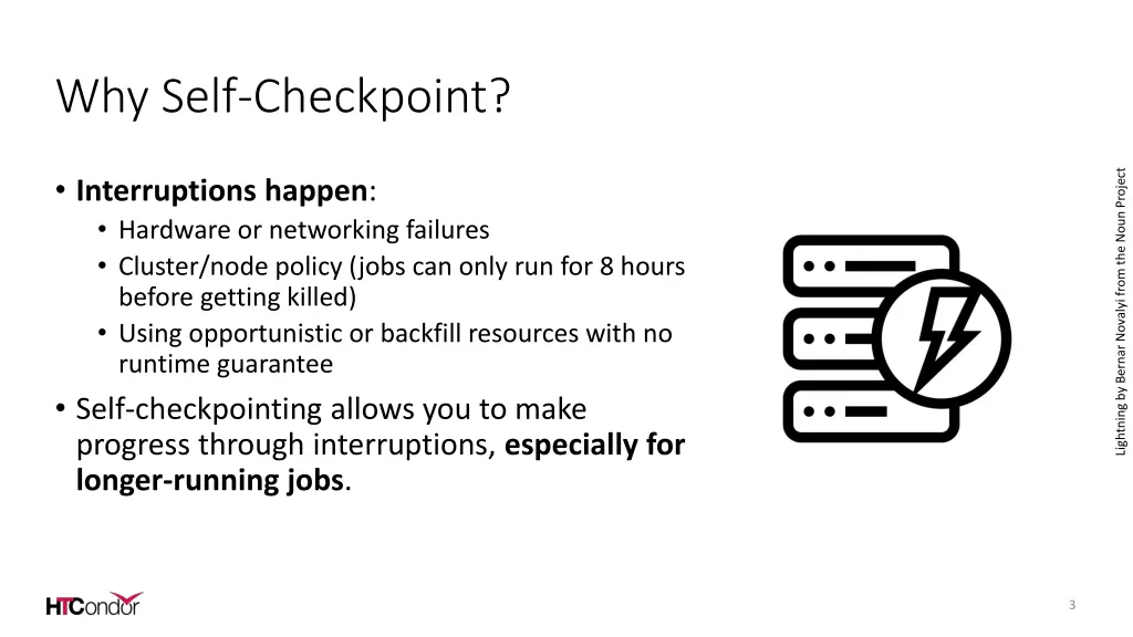why self checkpoint