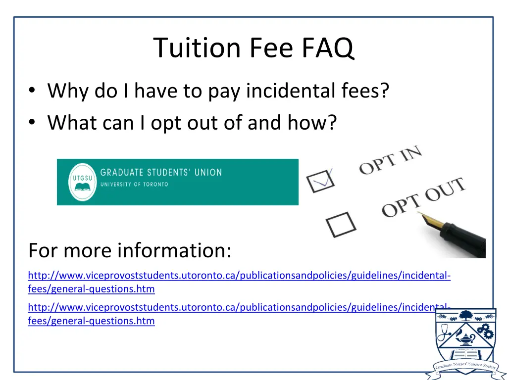 tuition fee faq